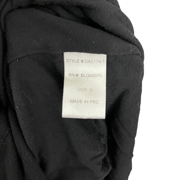 BLQ XS / Small Mock Neck Dress Black Sleeveless Bodycon Mini Revolve - Picture 3 of 10